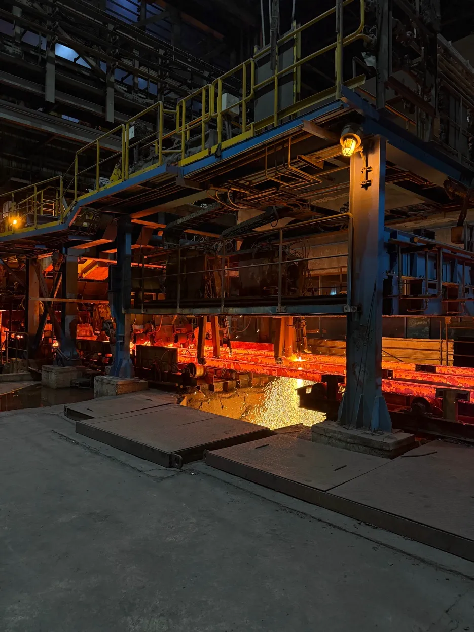 Al Qaryan Steel CCM — 3rd strand commissioning, NISAQ delivery